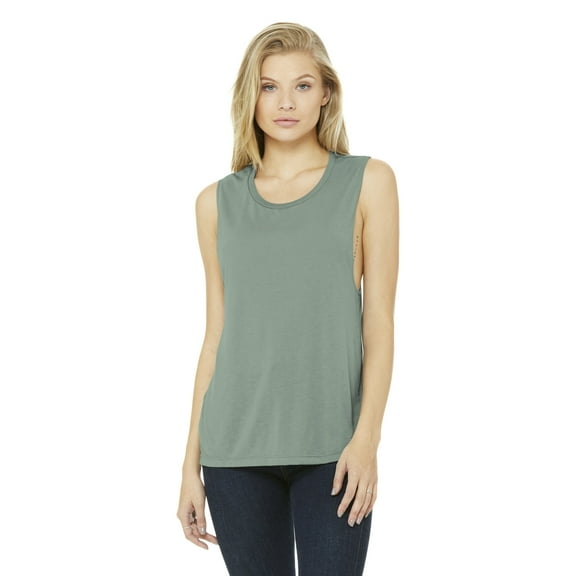 BELLA CANVAS Women's Flowy Scoop Muscle Tank