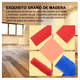 thumbnail image 4 of Veteador Para Pintar Con Acabado Imitación Madera Kit 8 Pzs Belug,  Rojo con azul, 4 of 5