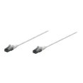 thumbnail image 3 of Intellinet Network RJ-45 Cat6 PUTP Atch Cable, 2M, White, CCA, U/, PVC, RJ45, Gold Plated Contacts, Snagless, Booted, Lifetime Warranty, Polybag - Câble de Raccordement - (M) à RJ-45 (M) - 6.6 ft - UTP - CAT 6 - Moulé, Sans Accrochage - Blanc, 3 of 3