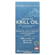 Viva Labs Krill Oil - Highest Levels of Omega-3s in the Industry, 1250mg/serving, 60 Capliques