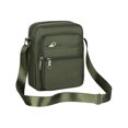 thumbnail image 2 of Lightweight Bag with 6 Zippered Pockets, Multi-Compartment Sling Pack for Travel, Hiking, and Daily Use, Water-Resistant Shoulder Organizer Purse, 1Pack Green, 2 of 6
