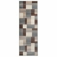 thumbnail image 2 of BNM Plush Geometric Indoor Runner Rug, Grey, 2' x 11', 2 of 4