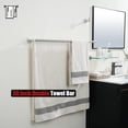 thumbnail image 4 of Double Towel Bar Matte Stainless Steel Bath Towel Rack for Bathroom Towel Holder Wall Mount Total Length TBLPB, 4 of 9