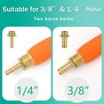 thumbnail image 5 of All-Metal Brass/Stainless Steel Replacement Sprayer Wand - 29 inches with Shut-Off Valve (Fits 1/4" & 3/8" Hoses), 5 of 8
