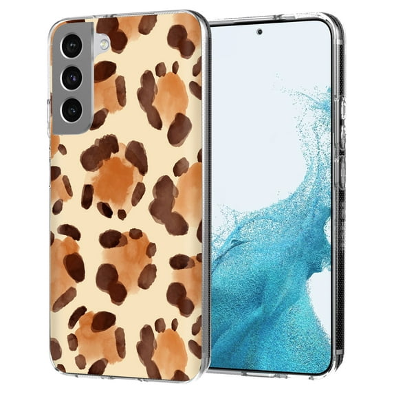 TalkingCase Thin Slim Case Compatible for Samsung Galaxy S22 5G, Watercolor Fur 5 Print, Lightweight, Flexible, Soft, USA