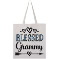 thumbnail image 3 of Inktastic Blessed Grammy Tote Bag, 3 of 4