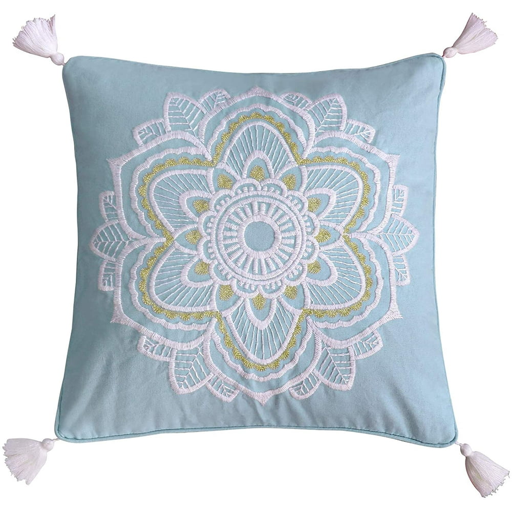 Levtex Home Angelica Decorative Pillow (12 X 24in.) Embroidered