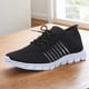 thumbnail image 4 of Deporte para Mujer Zapatos Informales Malla Con Cordones Transpirables Antideslizantes Cómodos, 4 of 9