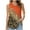 Orange tank tops, variant on Tank Top for Women Sleeveless Tops for Women Lightweight Loose Fit Pleated Hem Tunic Blouses Fashion Leopard Print Sleeveless Shirts Girls Sleeveless Shirt