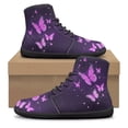 thumbnail image 7 of POLERO Girls Pink Butterfly Galaxy Star Walking Sneaker for Women Non Slip Walking Shoes Athletic Running Cycling Flat Shoes Winter Hightop Travel Training Business Walking Hiking Sneakers, 7 of 7