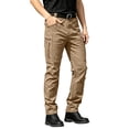 thumbnail image 3 of Men's Cargo Pants Tactical Work Pants Water Resistant Stretch Utility Trousers for Hiking Outdoor with 6 Pockets, 3 of 8