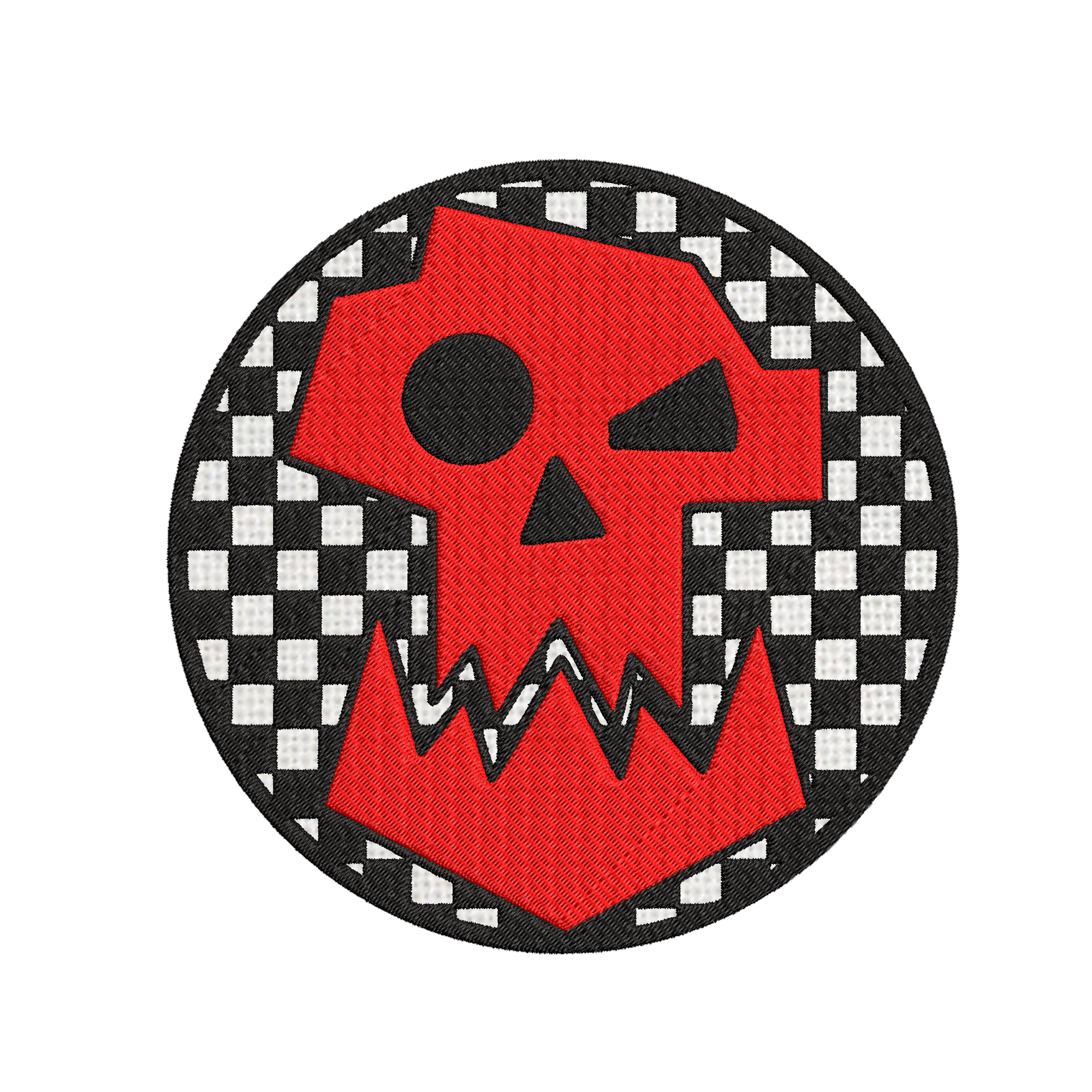 Orkz Warhammer 40k Embroidered Patch Iron-On Applique, Cosplay Vest Clothing Badge Back Packs Uniform, Geeks & Gamers, Table Top, Anime, Cartoon, Grim Dark DIY - image 1 of 1