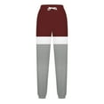 thumbnail image 4 of successthop Womens Jogger Sweatpant Drawstring Pants Elastic Waist Stripes Printed Sportpants Low Rise Trousers, 4 of 5