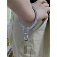 thumbnail image 3 of Drinestone Wearable Keyring Bangle Bracelle Keychain Key Chain para mujeres, 3 pulgadas de negro WD.WDQZL electrónico, 3 of 6