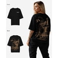 thumbnail image 2 of G West Womens Oversized Gratitude Reaper Tee Black Size- Medium, 2 of 5
