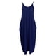 thumbnail image 2 of Maxi Cuello en Playa Suelta para Mujer con Bolsillos Azul S, 2 of 9