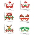 Colorful Christmas Celebration Glasses Frames Holiday Cheer Glasses