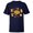 Navy, variant on Holiday Christmas Gingerbread Cookie Heroes - Short Sleeve T-Shirt for Kids - Customized-Navy