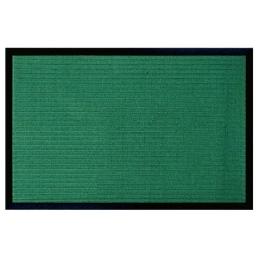 A1HC Indoor Outdoor Mat, Front and Back Entrance Welcome Mats, Front Door Patio Mats 18X30 Inches, Non-Slip Easy Clean Entrance Washable Doormats, Green
