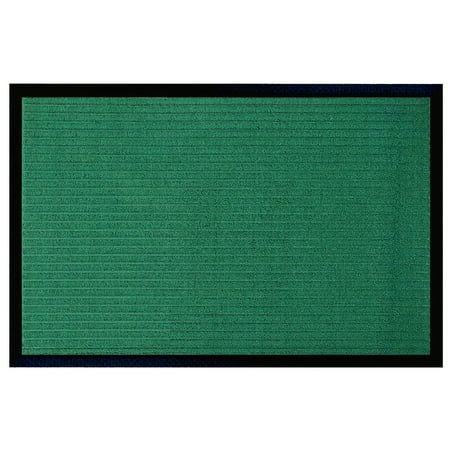 A1HC Indoor Outdoor Mat, Front and Back Entrance Welcome Mats, Front Door Patio Mats 18X30 Inches, Non-Slip Easy Clean Entrance Washable Doormats, Green