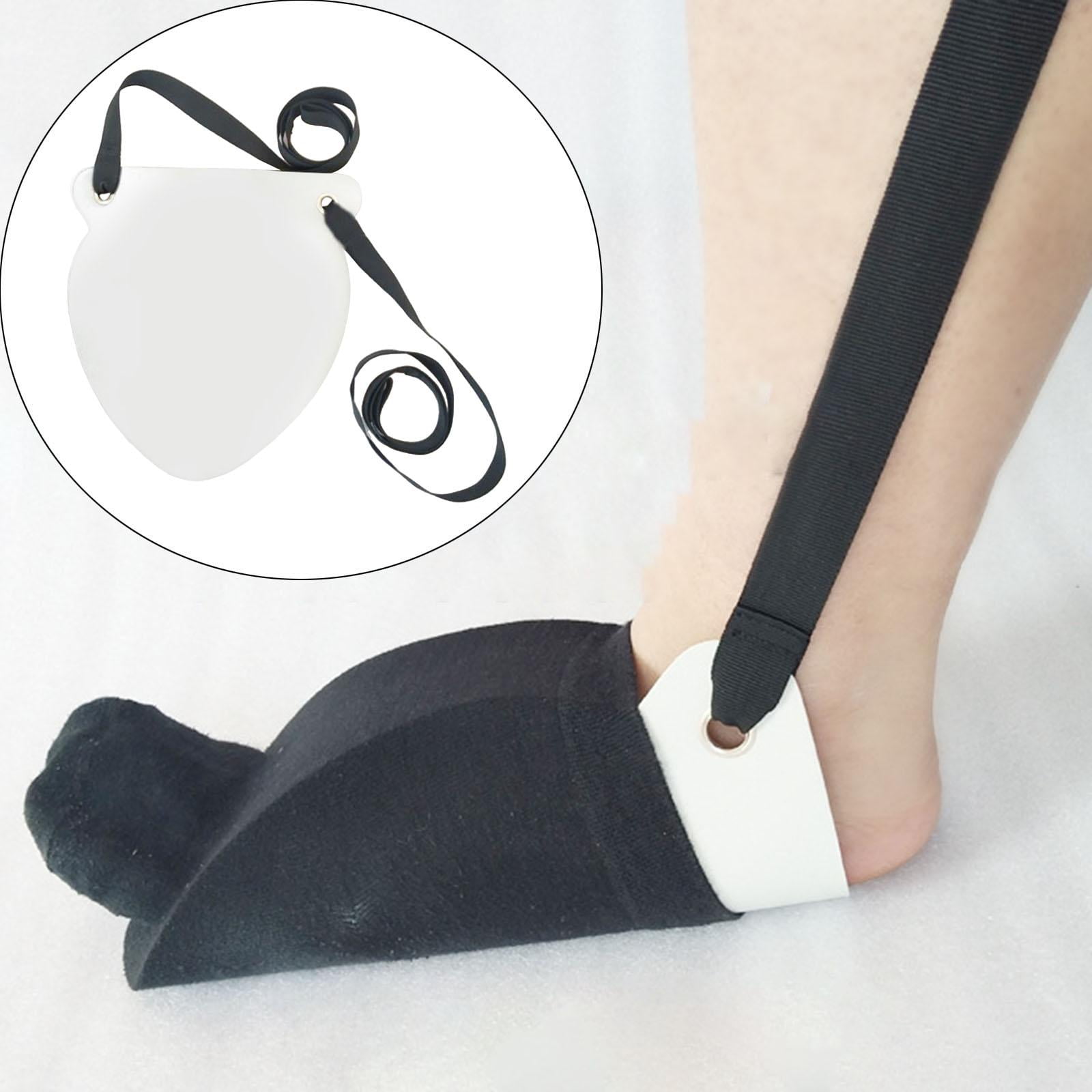 Sock Helper Puller Assist Device with Handles Slider Sliding for