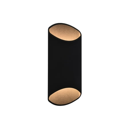 

Wall Sconces 2 Light Fixtures Elegant Design With Black Tone Finish LED 7 12 Watts