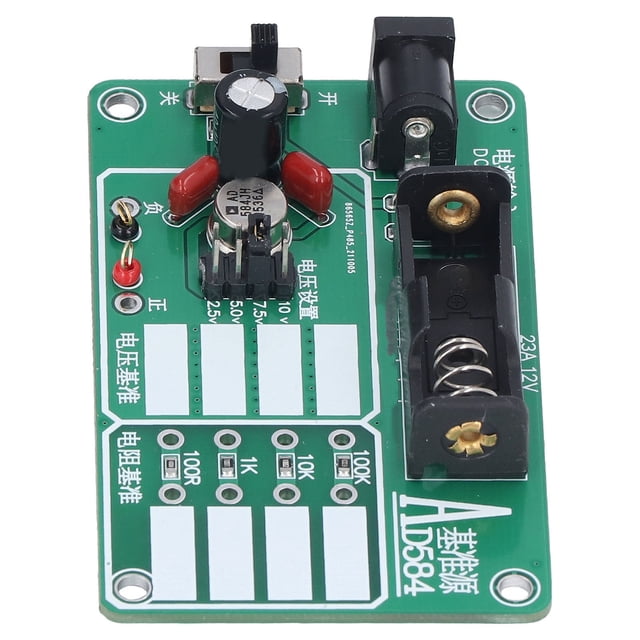 Tablero de Referencia de Resistencia, Terminal de Cobre de 4 Canales de Alta Precisión de 12V-24 V Módulo de Referencia de VoltaJe de Entrada Con Tornillo y Tuerca para