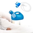 thumbnail image 1 of Recipiente de recolección de orinal de botella orina masculina conveniente contenedor urinario de botella de orina ligera para el uso de la noche de Manguera azul de 16m, 1 of 8