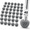 Grey-40 Pack, variant on Precut Walker Tennis Balls, Grey, 20 Pack, For Mobility Walkers and Furniture