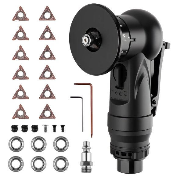 Herramienta de biselado Beaiguna Pneumatic 45° y kit de esquinas redondeadas