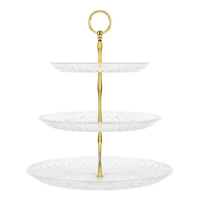 Agiferg 3-Tier Cupcake Stand Cake Dessert Wedding Event Party Display Tower Plate New