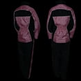 thumbnail image 3 of NexGen SH222201 Ladies Black and Pink Oxford Water Proof Rain Suit X-Large, 3 of 9