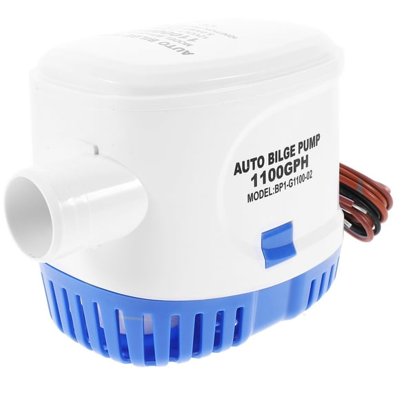 Hytrove Bilge Pump Blue Engineering Plastics 1Set For Boat Hulls Bilges 5.9x3.9x3.9in