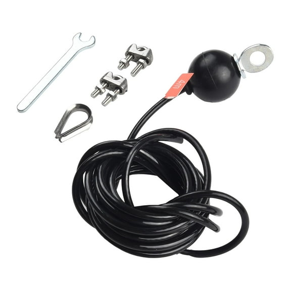 Fitness Gym Replacement Cable Fitness Pulley Thick Steel Wire Rope for Home Gym Cable Pulley Machine Accessories, 13.12ft