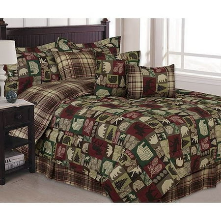 comforter house lake cabin reversible hunting piece bed bag country twin bear king moose dialog displays option button additional opens