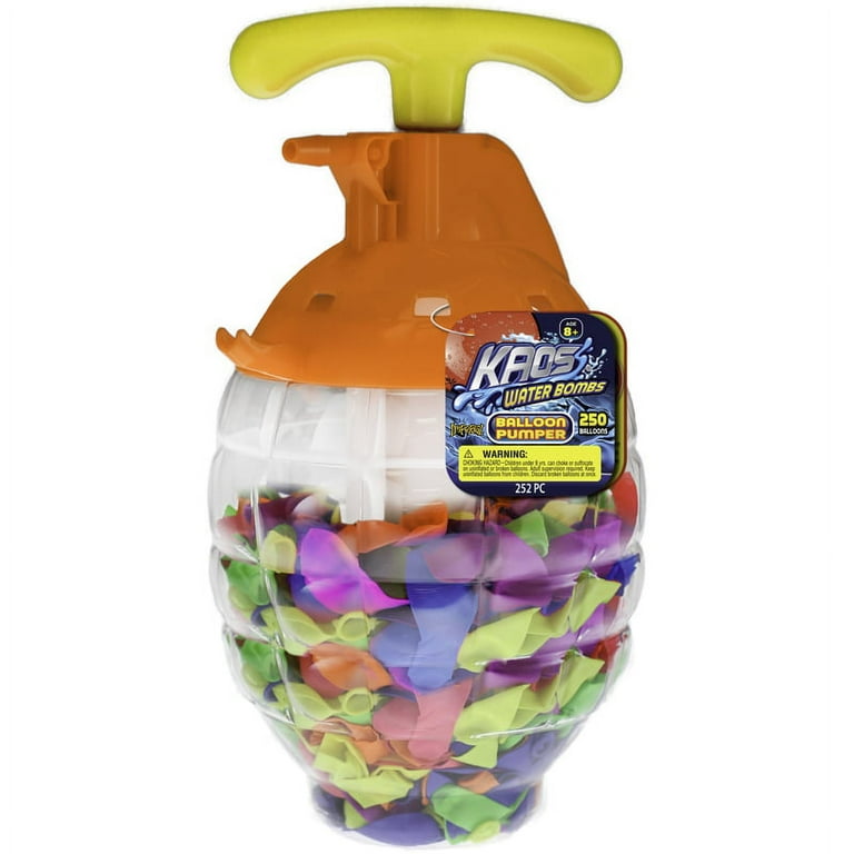 Water Balloon Pump with 250 Balloons Included – 3 in 1 Air and