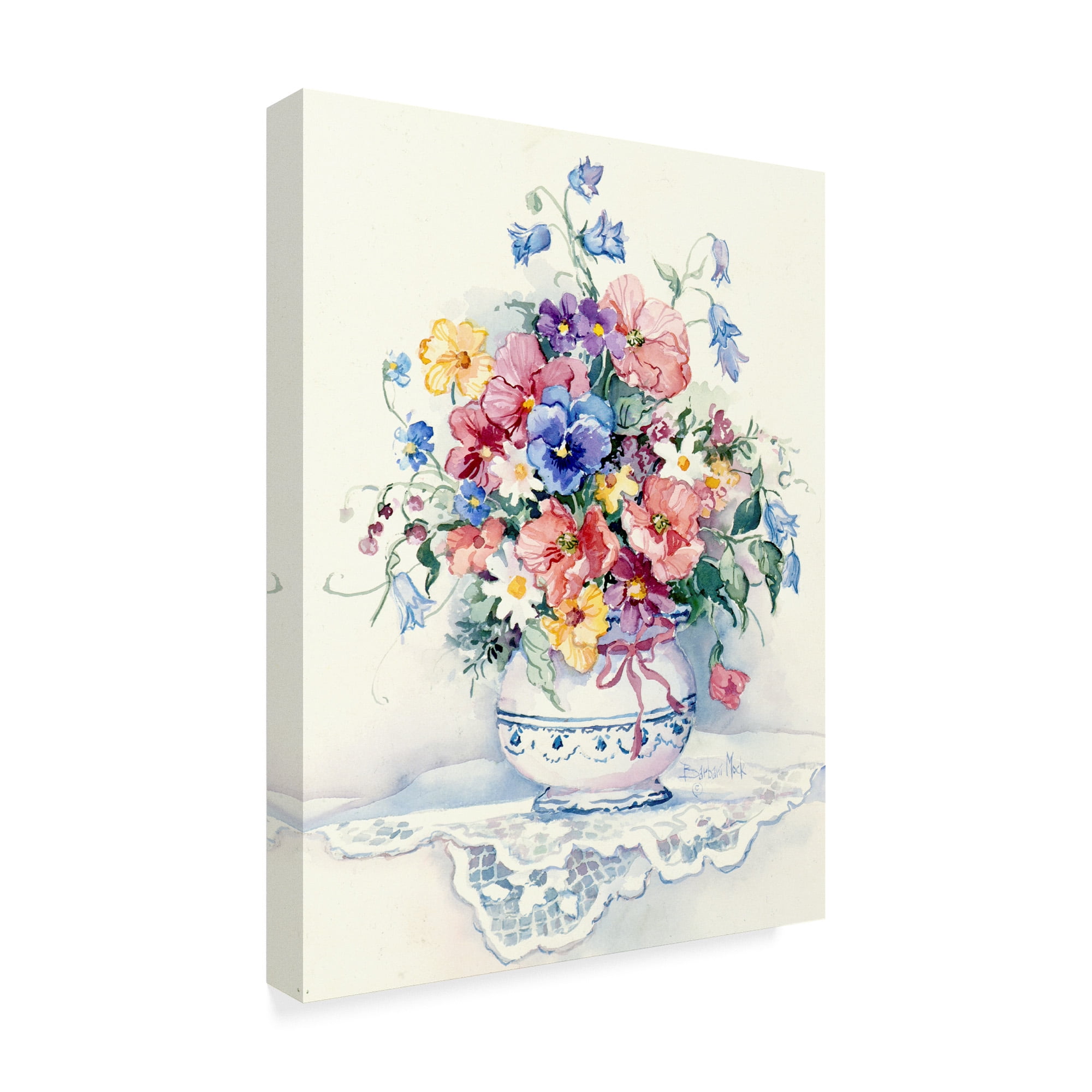 Trademark Fine Art 'Spring Bouquet 1' Canvas Art by Barbara Mock