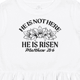 thumbnail image 4 of Inktastic He is Not Here; He is Risen Girls Toddler Dress, 4 of 5