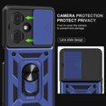thumbnail image 5 of FIEWESEY for One Plus Nord N30 5G Case,Shockproof with 360 Degree Ring Stand & Slide Lens Cover & Support Magnetic Car Mount for One Plus Nord N30 5G(Blue), 5 of 6