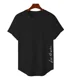 thumbnail image 2 of Playera Azul Hombre Camiseta Corte Bajo Curvo, 2 of 4