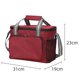 thumbnail image 3 of Bolsa portátil para el almuerzo Zulema Bolsa de picnic de tela Oxford impermeable Rojo, 3 of 8