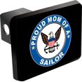 thumbnail image 1 of Proud Mom of a Sailor Trailer Hitch Cover, 1 of 1