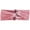 Pink, variant on Fesfesfes Women Casual Knotted Printed Headband Wide-brimmed Headband Fitness Yoga Knotted Headband,,Second Piece Free Shipping