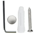 thumbnail image 2 of Estante de almacenamiento para baño, organizador de secador de pelo montado en la pared de aluminio espacial, soporte para secador de pelo hecho a medida para la perfección, 2 of 8