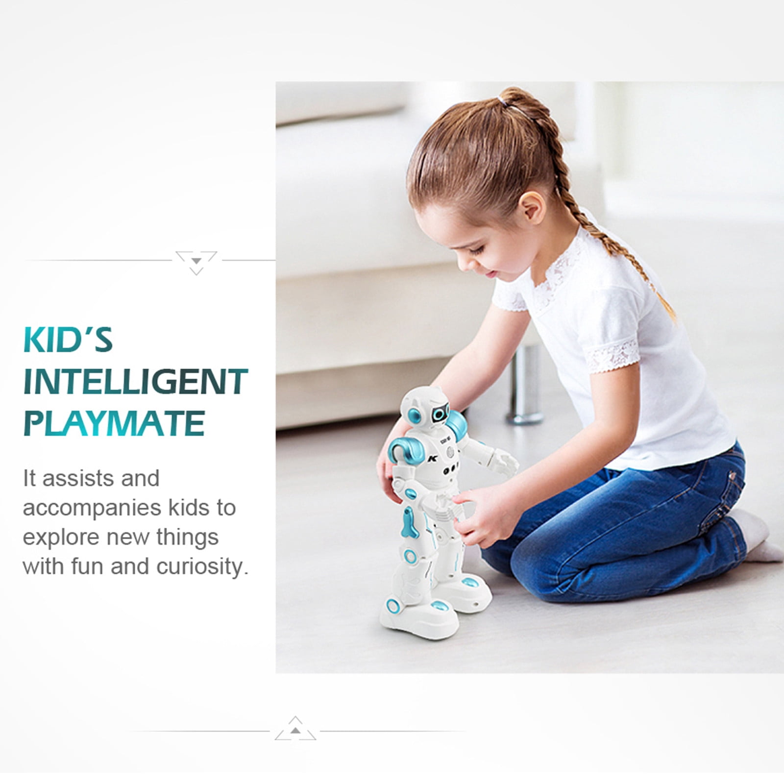 Meggemo JJR/C R11 Intelligent Gesture-Control RC Robot - Programmable Dancing Toy with USB Charging, Ideal for Home Entertainment & Holiday Gifting