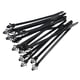 thumbnail image 3 of 100 piezas autoblocante Cable Tie Nylon organizador Tie Nylon Zip Tie multipropósito banda de alambre retenedor de arnés de alambre para vehículo de 100 piezas 160 puntos Gloria Atadura de cables autoblocante, 3 of 9