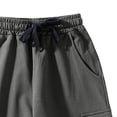 thumbnail image 5 of JUMEYU Youth Basketball Shorts Boy's Athletic Shorts Kids Youth Active Performance Basketball Shorts with Pockets Elastic Waistband Size 9-10 (Dark Gray,9-10 Years), 5 of 7