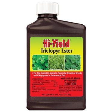 Hi-Yield Triclopyr Ester Weed Killer - 8oz Concentrate For Broadleaf Weed Control