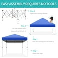 thumbnail image 6 of Kojooin 10x10ft Instant Pop-Up Canopy Tent with Center Lock - Portable & Adjustable, 6 of 6