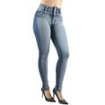 thumbnail image 2 of Fashion2Love Colombian Design Mid Waist Butt Lift Levanta Cola Skinny Jeans, 2 of 9